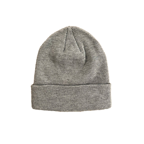 Bonnet gris pour adulte brodé et personnalisé
