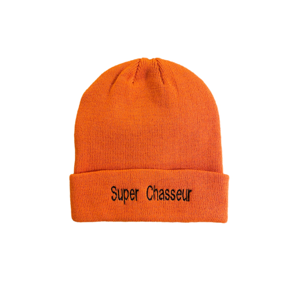 Bonnet orange pour adulte brodé et personnalisé
