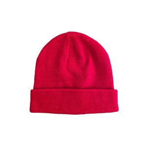 Bonnet rouge pour enfant brodé et personnalisé