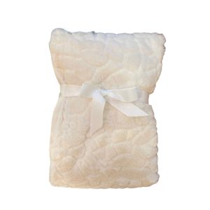 Couverture Moumoute Beige - Brodé
