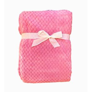 Couverture Moumoute Rose - Brodé